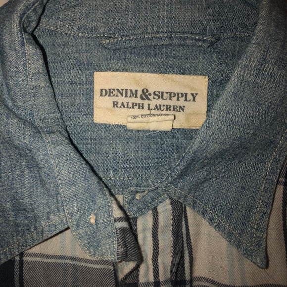Ralph Lauren Denim Supply Plaid Shirt - Picture 4 of 6